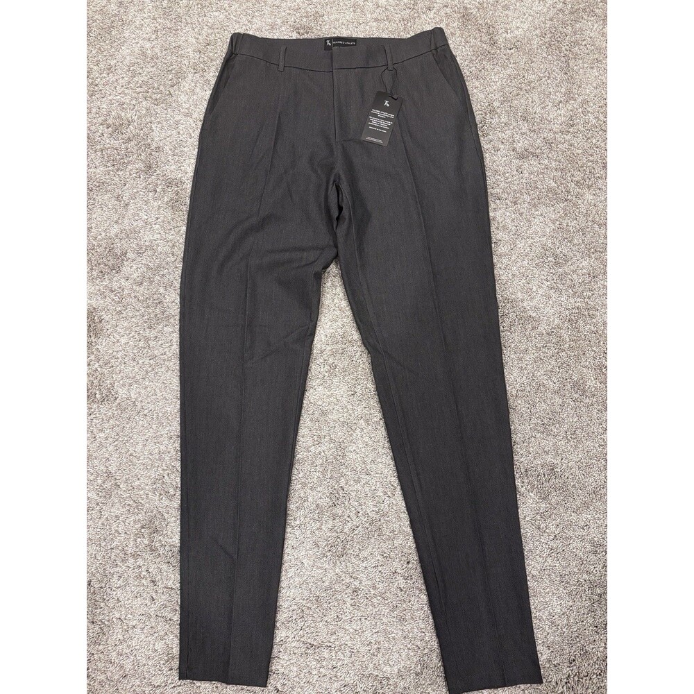 Tailored Athlete Essential Trousers Men's Size 34x34 Charcoal Gray NWT